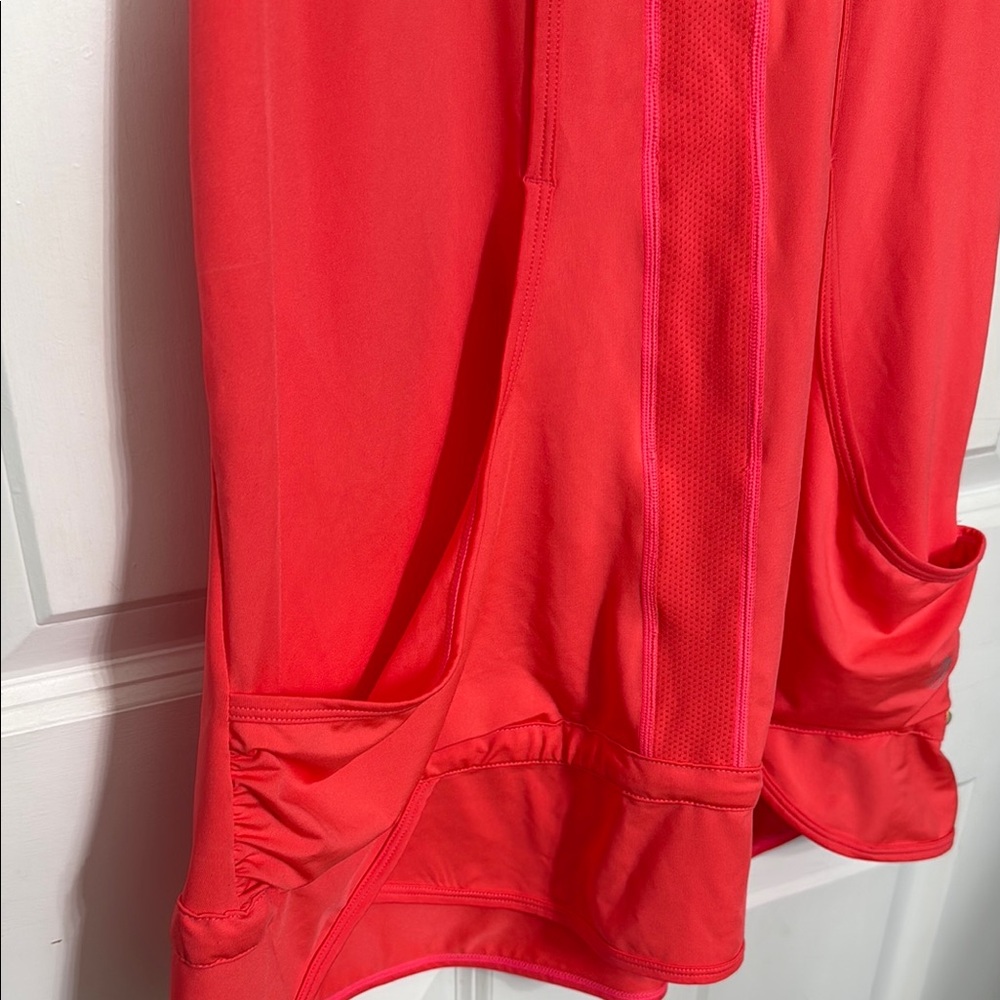 MPG Red Ruffled Relaxed Tank Top - Picture 6 of 6
